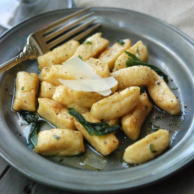Acorn Squash Gnocchi with Sage Sauce