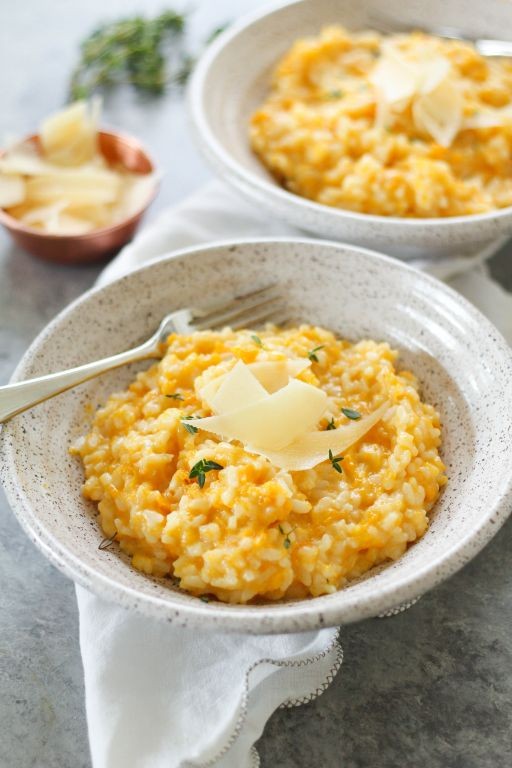 Acorn Squash Risotto with Parmesan