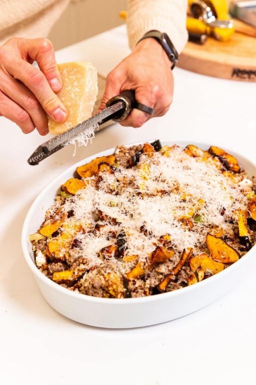 Acorn Squash and Sausage Casserole