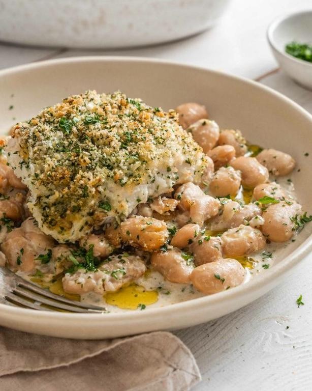 Air Fryer Cod with Herb Butter