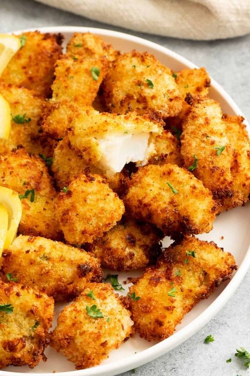 Air Fryer Panko Cod Nuggets