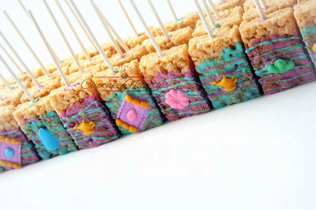 Aladdin Magic Carpet Rice Krispie Treats