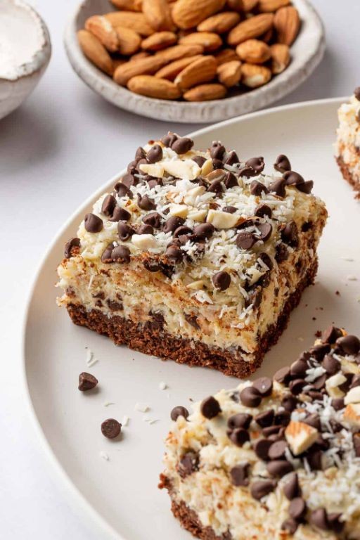 Almond Joy Bars with Cinnamon Spice