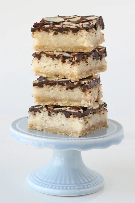Almond Joy Bars with Coconut Milk Frosting