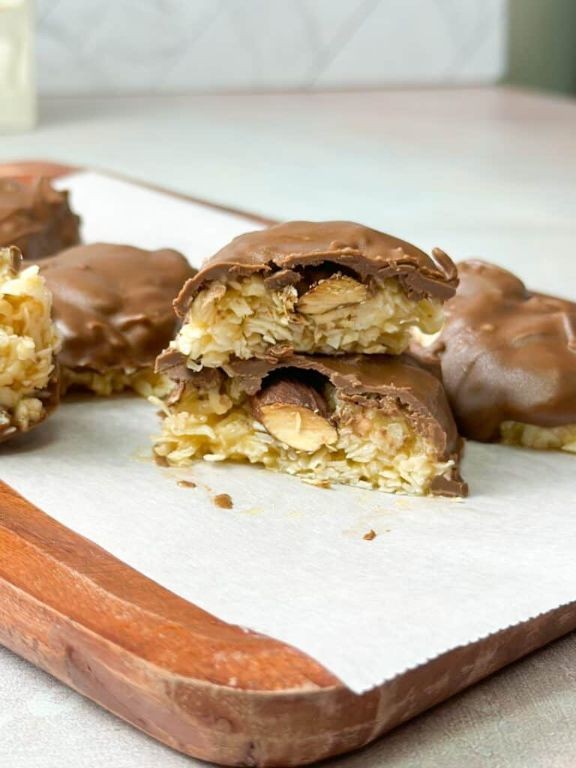 Almond Joy Bars with Toasted Almonds