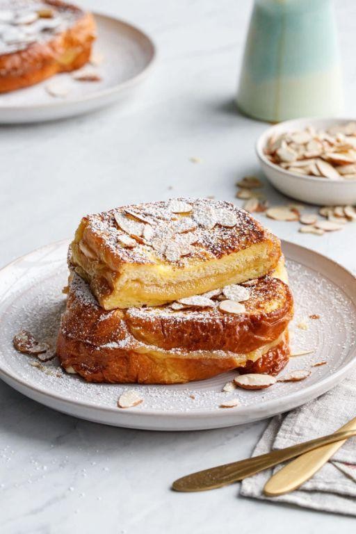 Almond Joy Stuffed French Toast