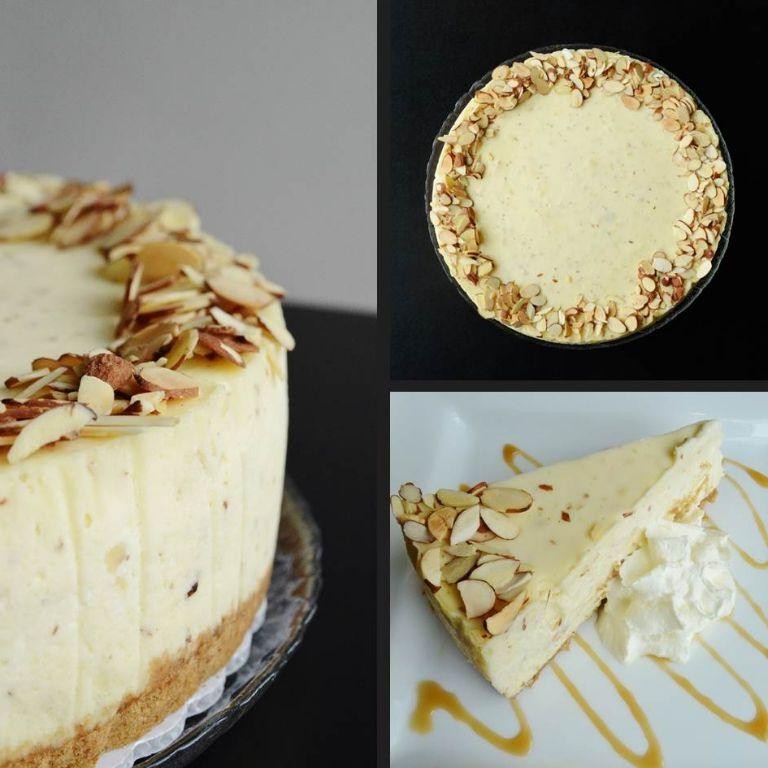 Almond Marzipan Cheesecake