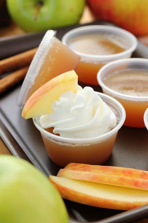 Apple Cinnamon Gelatin Cups