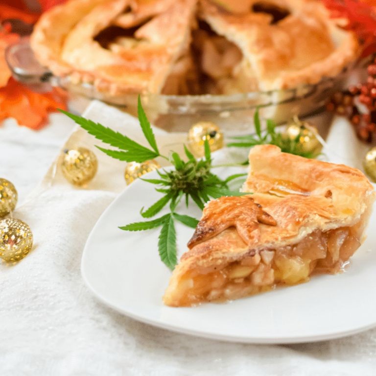 Apple Pie THC Gummies with Coconut Oil