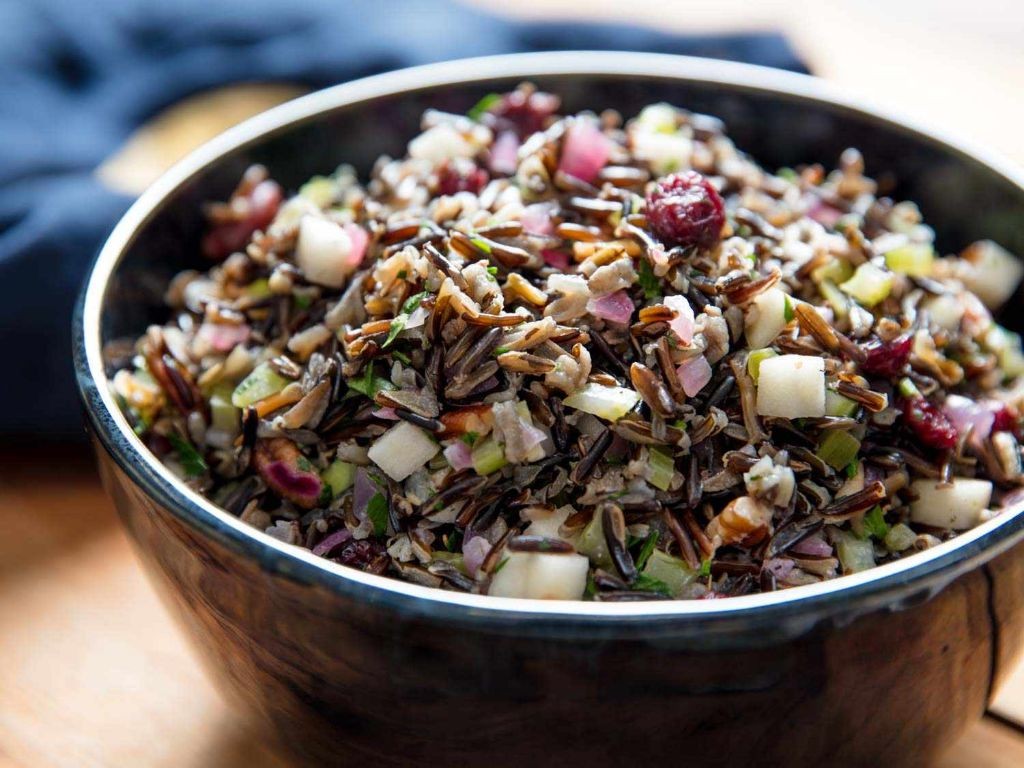Apple Walnut Wild Rice Salad