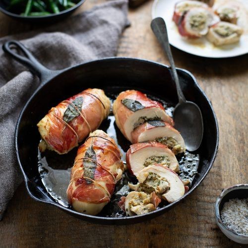 Apple and Sausage Stuffing Stuffed Chicken Breast