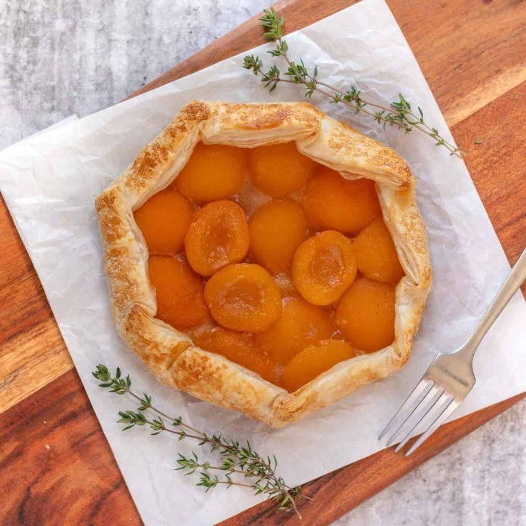 Apricot Galette with Flaky Pastry