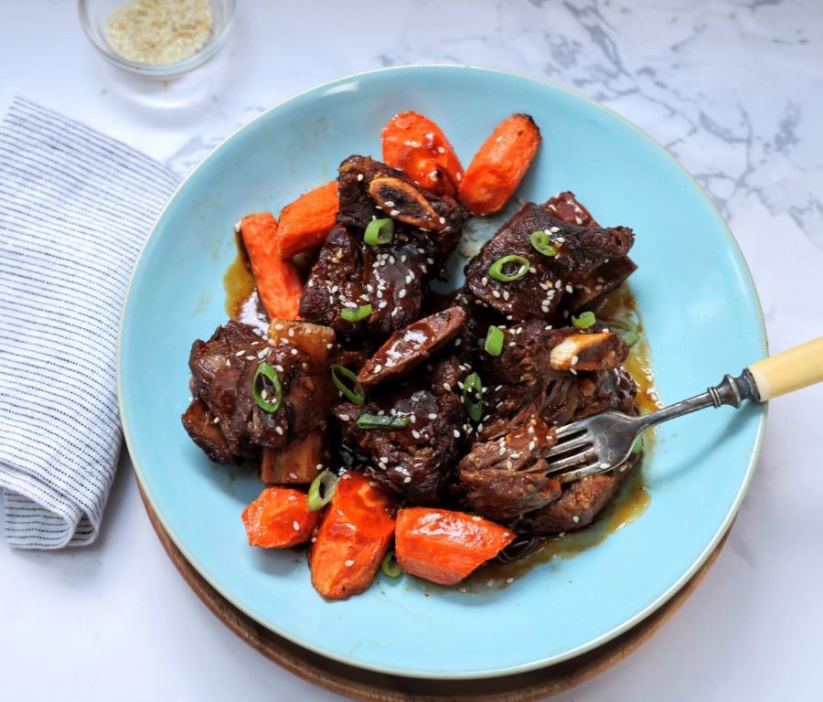 Asian-Style Instant Pot Braised Short Ribs