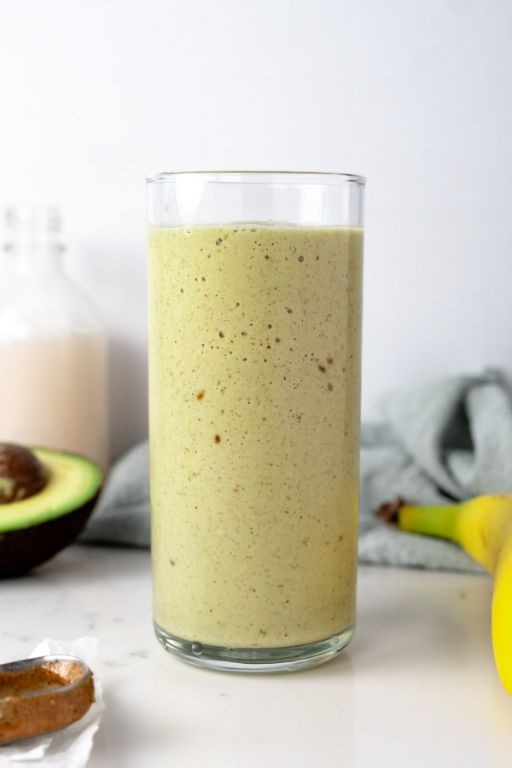Avocado Banana Almond Milk Smoothie