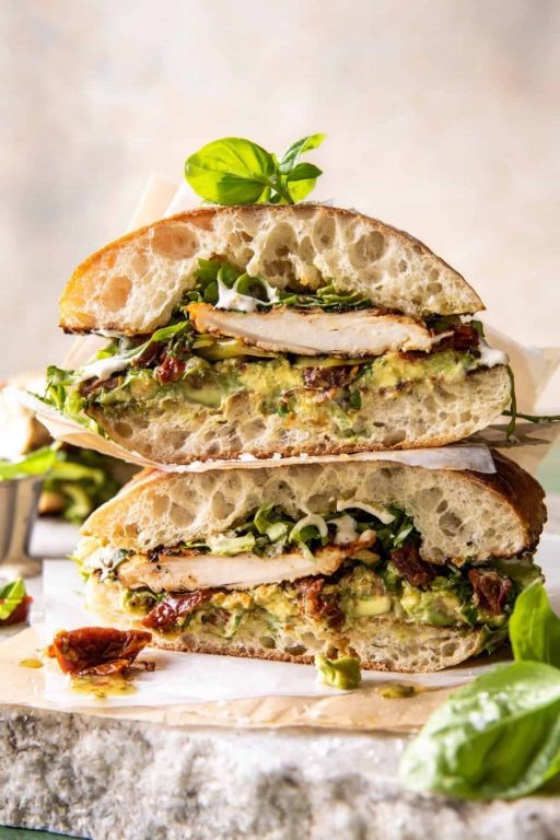 Avocado Ranch Chicken Cutlet Sandwich