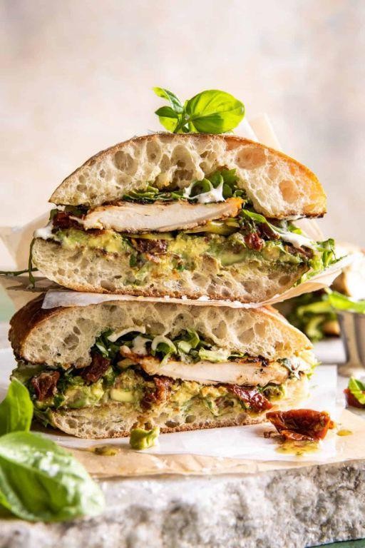 Avocado Ranch Grilled Chicken Sandwich