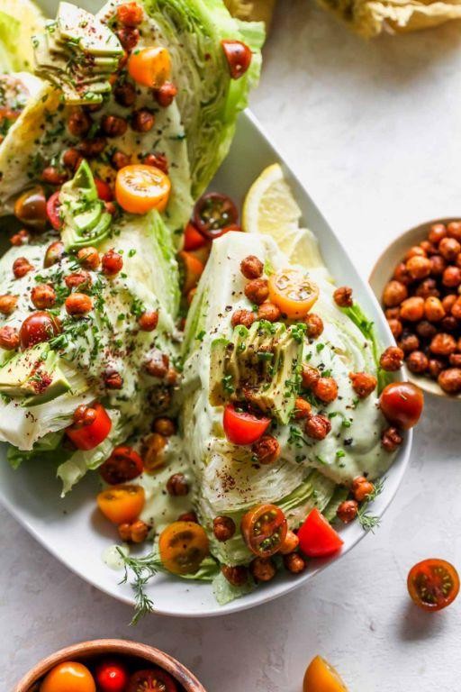 Avocado Ranch Wedge Salad