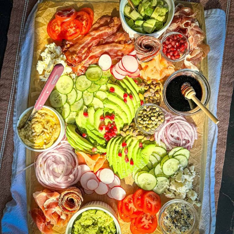 Avocado Toast Bar with Various Toppings