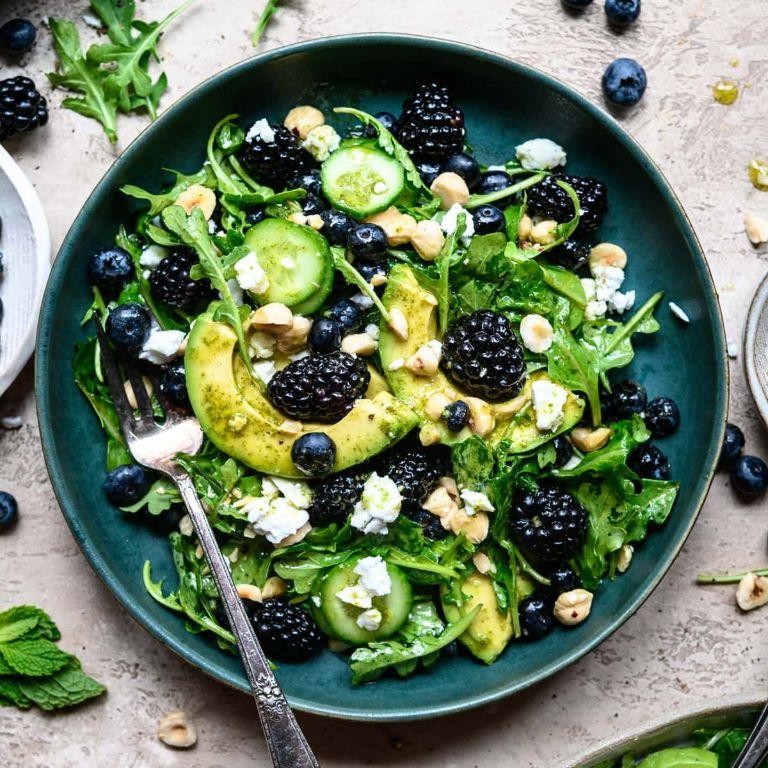 Avocado and Blueberry Salad