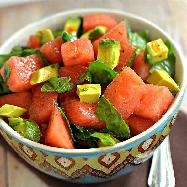 Avocado and Watermelon Salad