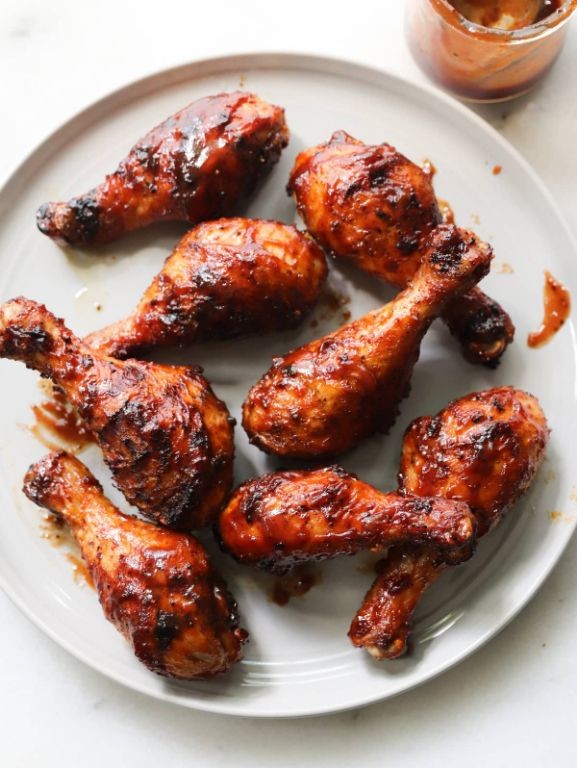 BBQ Grilled Chicken Legs with Sugar-Free Sauce