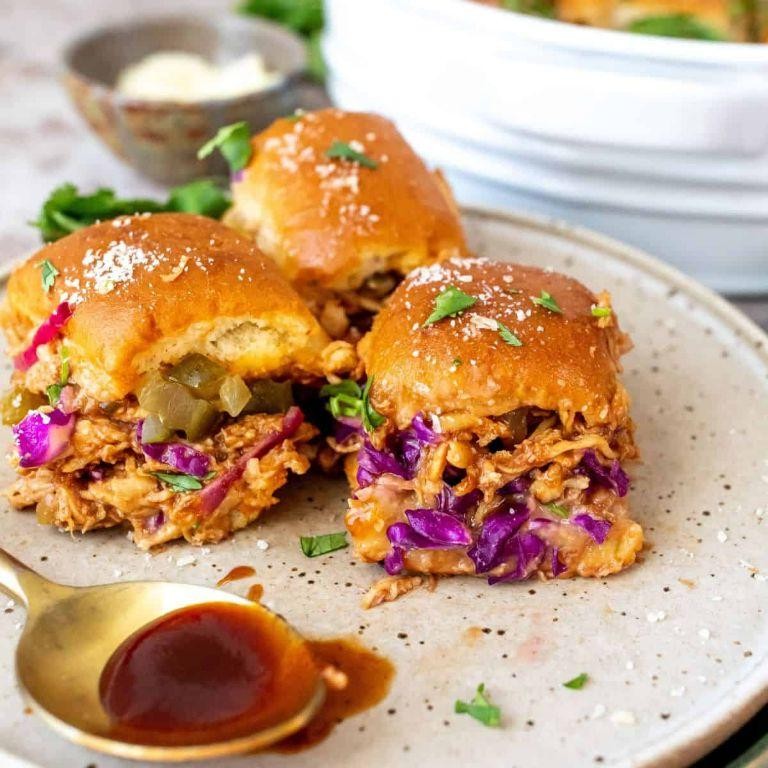 BBQ Pulled Chicken Sliders