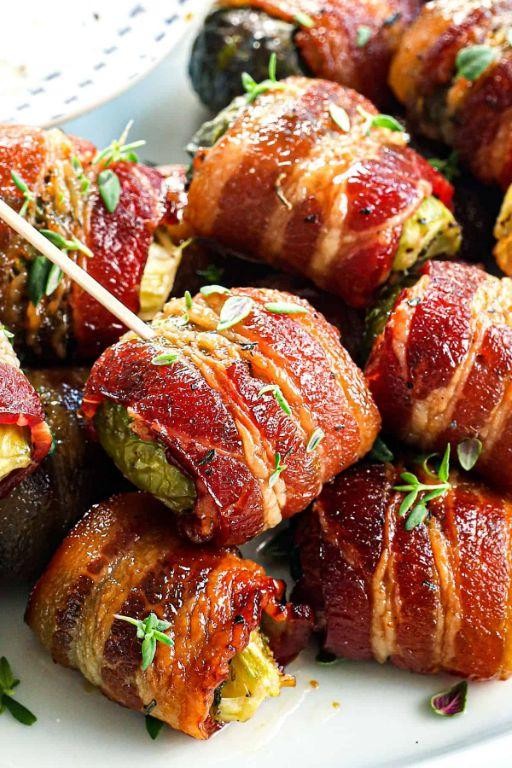 Bacon Wrapped Brussels Sprouts