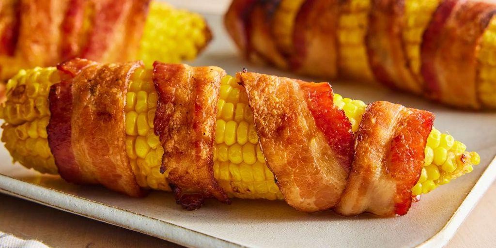 Bacon Wrapped Corn on the Cob