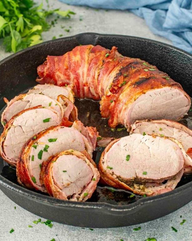 Bacon Wrapped Pork Tenderloin