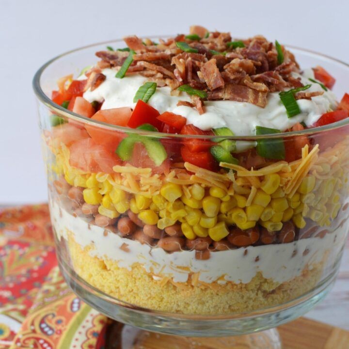 Bacon and Avocado Cornbread Salad