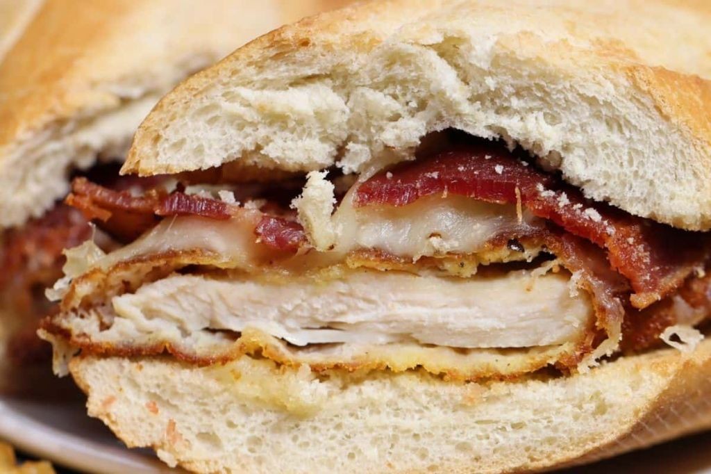 Bacon and Cheddar Chicken Cutlet Sandwich