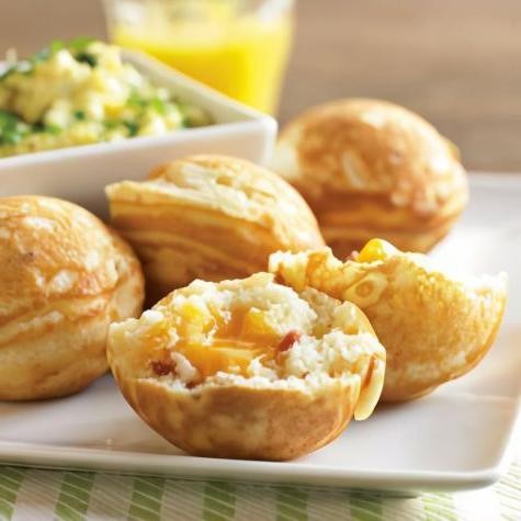 Bacon and Cheddar Ebelskiver