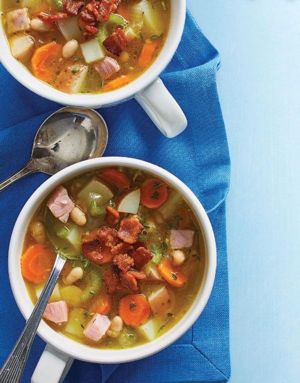 Bacon and Ham Potato Soup