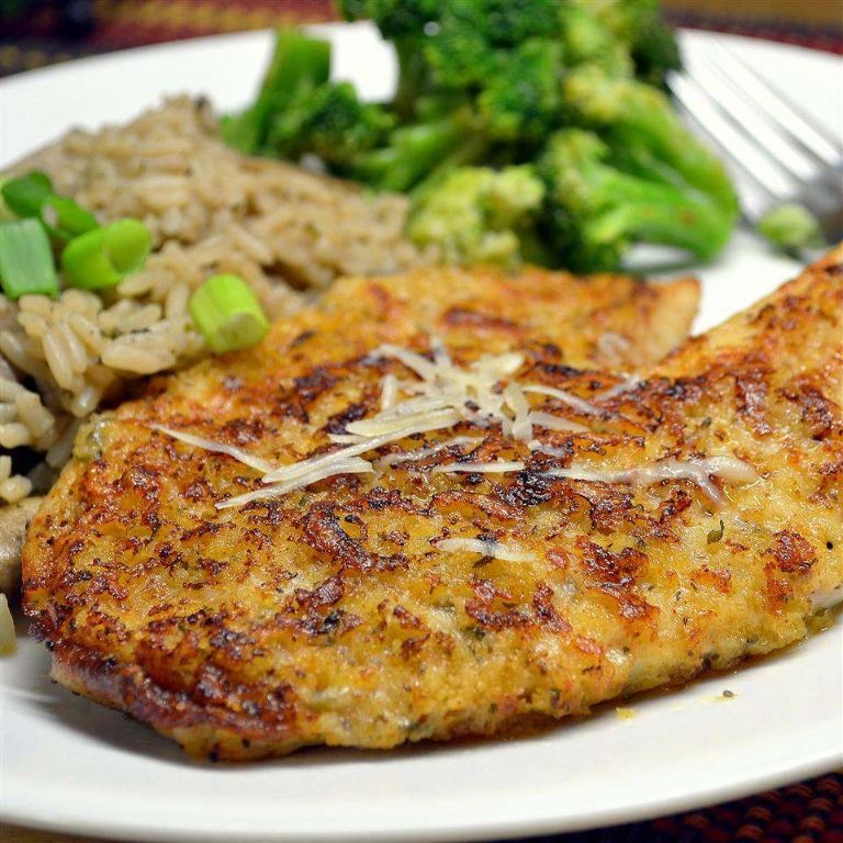Baked Parmesan Crusted Tilapia