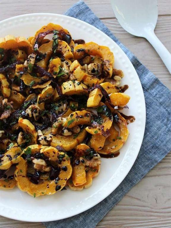 Balsamic Glazed Delicata Squash