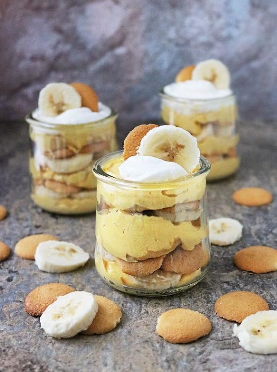 Banana Cinnamon Protein Pudding