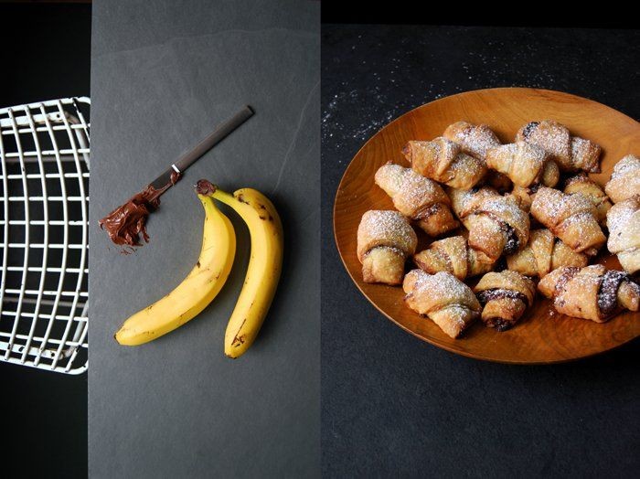 Banana Nutella Rugelach