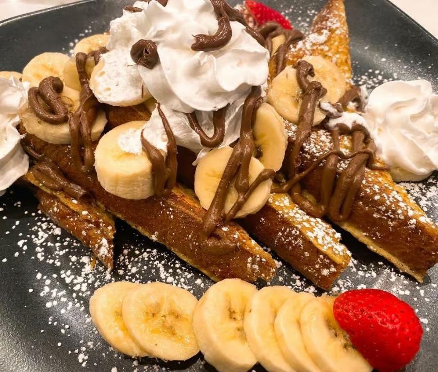 Banana Nutella Stuffed French Toast