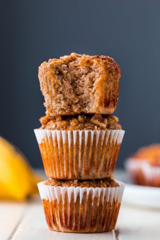 Banana Oat Protein Muffins