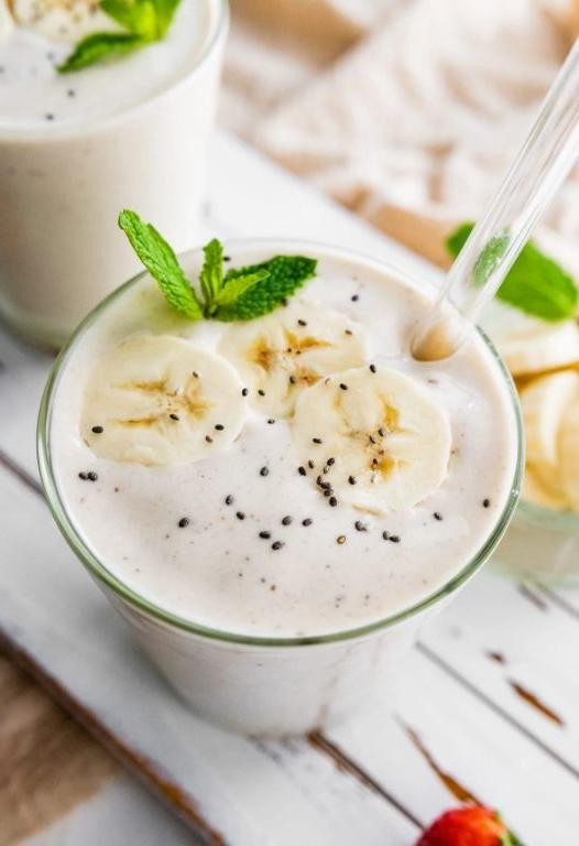 Banana Vanilla Protein Smoothie