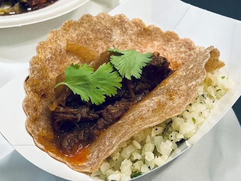 Barbacoa Beef Tacos with Cilantro Lime Rice