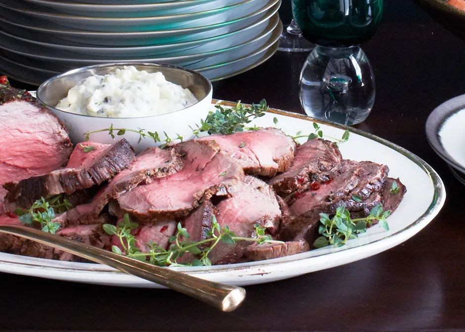 Beef Tenderloin Pintxos with Horseradish Cream