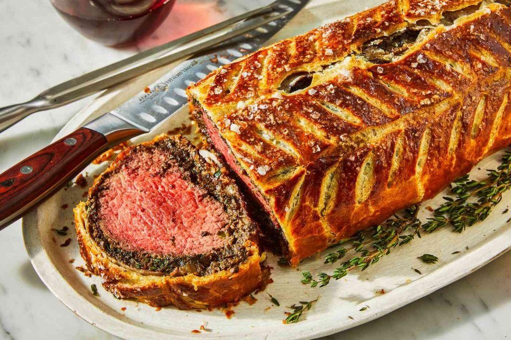Beef Wellington with Mushroom Duxelles
