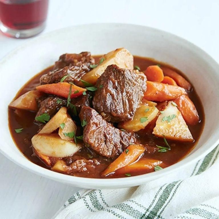 Beef and Beer Stew with Root Vegetables