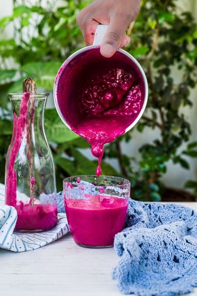 Beetroot Lassi with Cumin