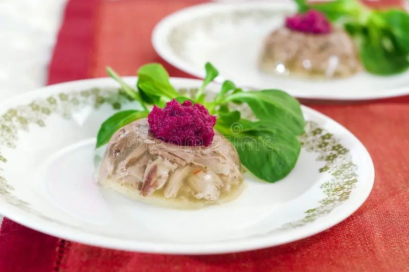 Beetroot and Horseradish Aspic