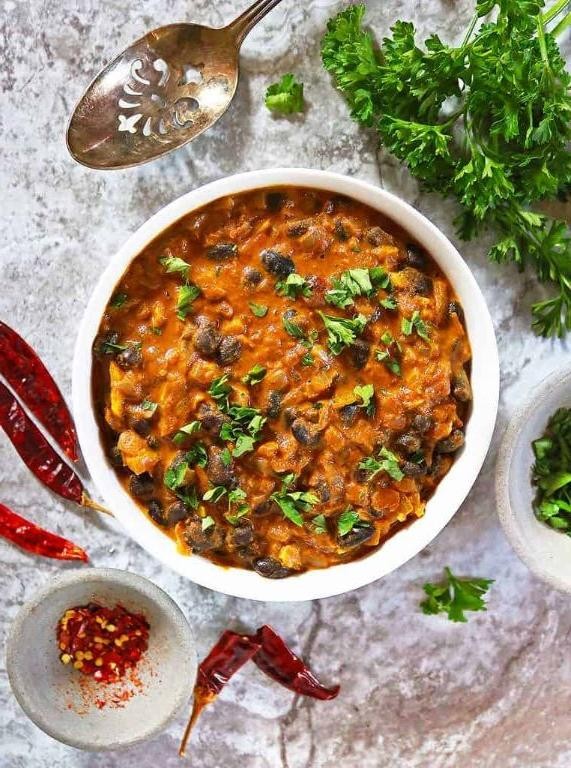 Black Bean and Coconut Curry