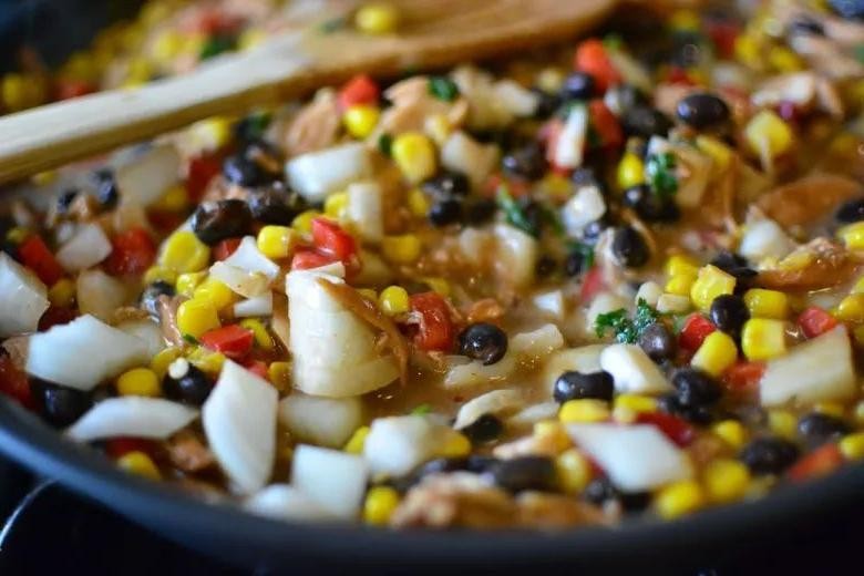 Black Bean and Corn Egg White Bites