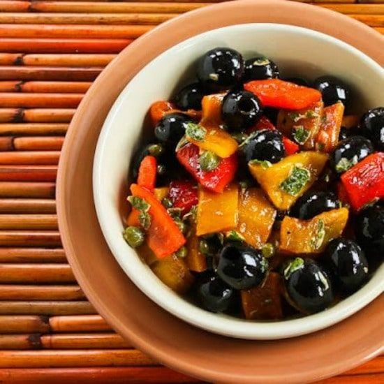 Black Olive and Caper Salad Dressing