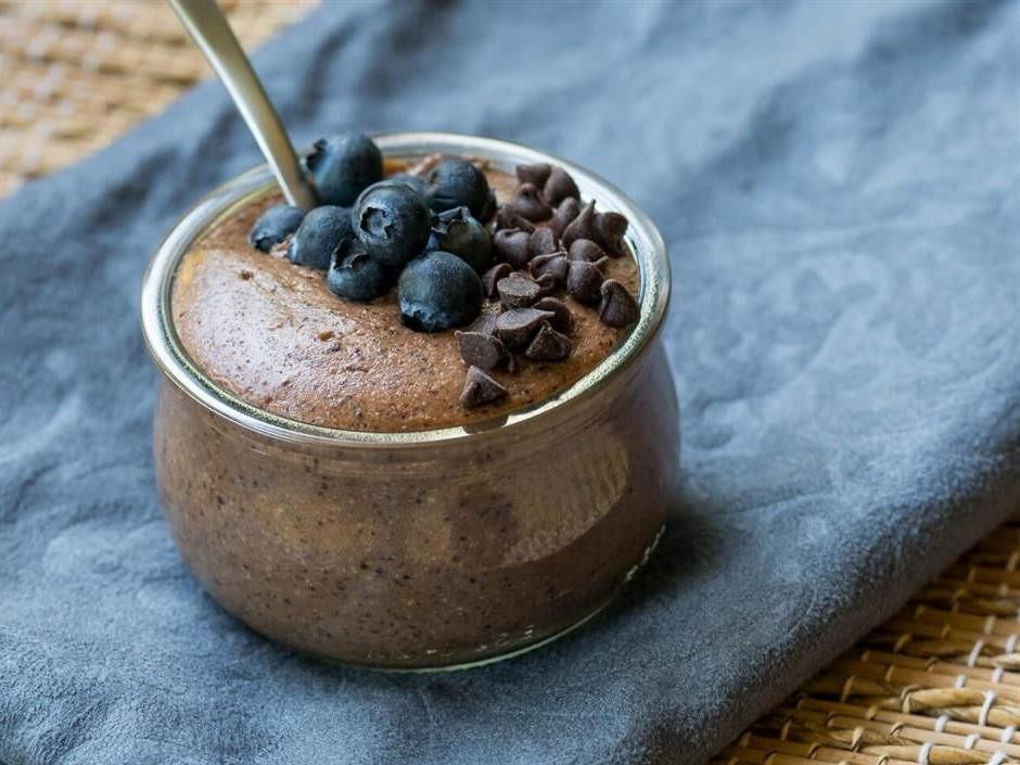 Black Quinoa Chocolate Pudding